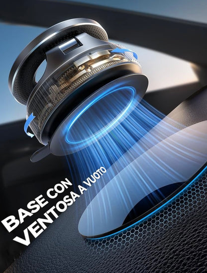 Supporto magnetico per telefono rotazione a tre assi.